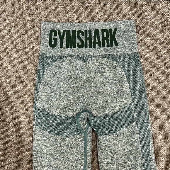 gymshark green/teal full length leggings - Picture 2 of 3